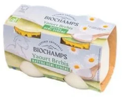 Yaourt brebis bio nature ½ écrémé Biochamps - 2 x 125 g