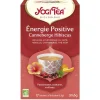 Yogi Tea Energie positive Canneberge Hibiscus – La boîte de 17 sachets